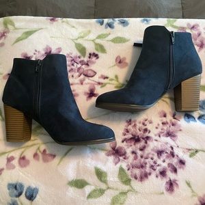 Kohls navy ankle boots